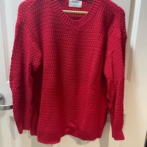 Christmas sweater special. Not your ugly sweater but classic red